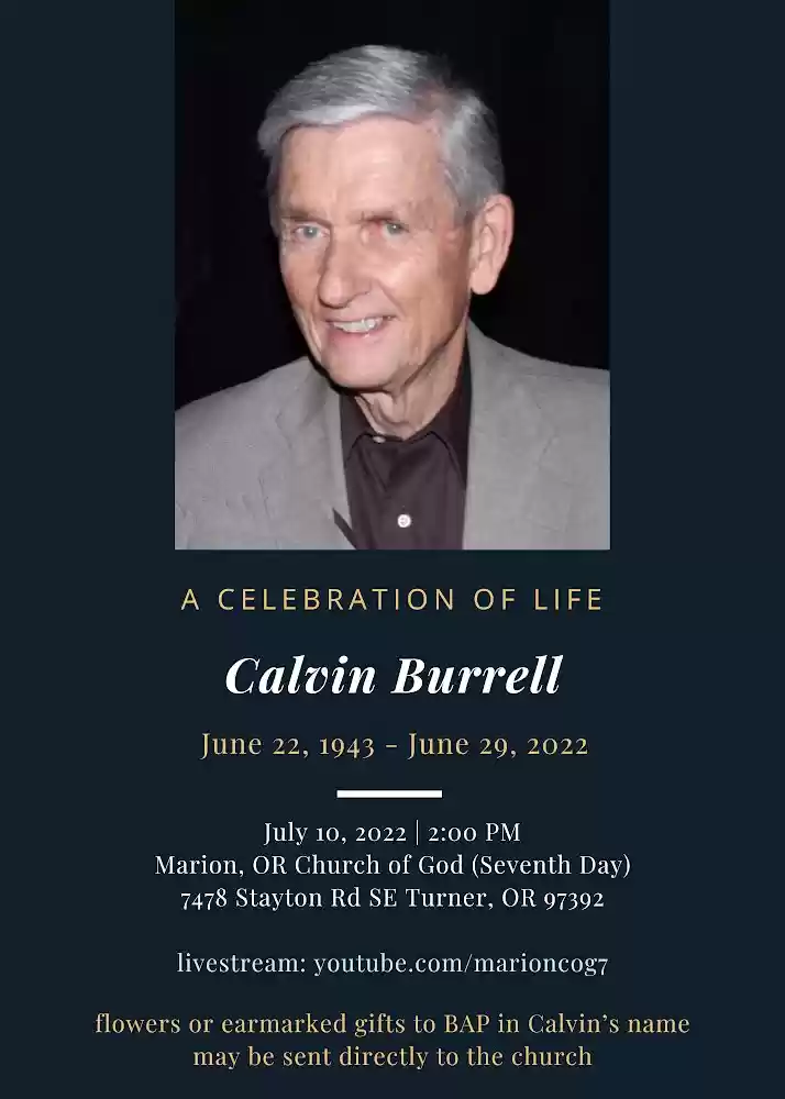 Celebration of his life